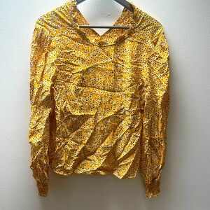 Zara yellow blouse